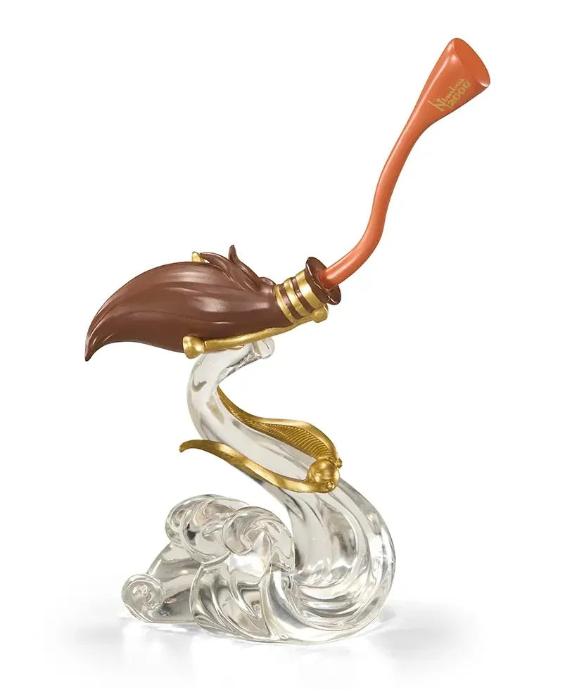 HARRY POTTER - Nimbus 2000 & Golden Snitch - Statue Prop-Ups 14cm