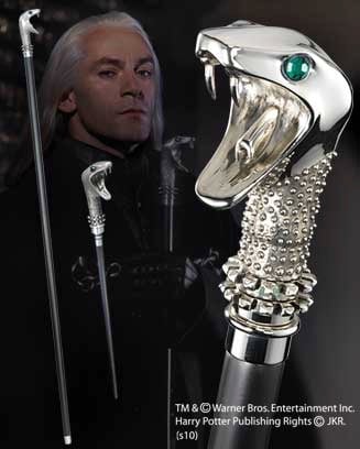 HARRY POTTER - Canne Baguette - Lucius Malefoy