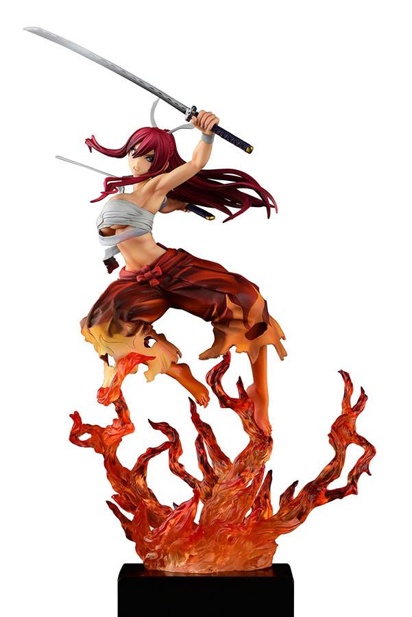 FAIRY TAIL - Erza Scarlet Samurai Ver. Kurenai - Statue OrcaToys 43cm