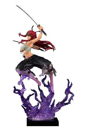 FAIRY TAIL - Erza Scarlet Samurai Ver. Shikkoku - Statue OrcaToys 43cm