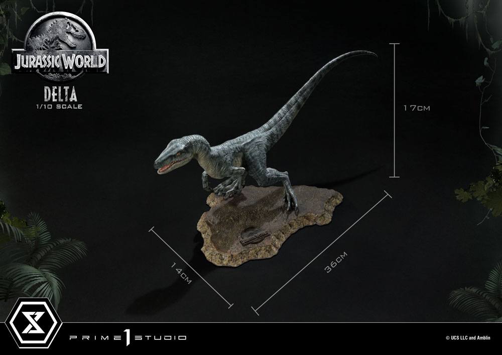 JURASSIC WORLD - Delta - Statuette 17cm