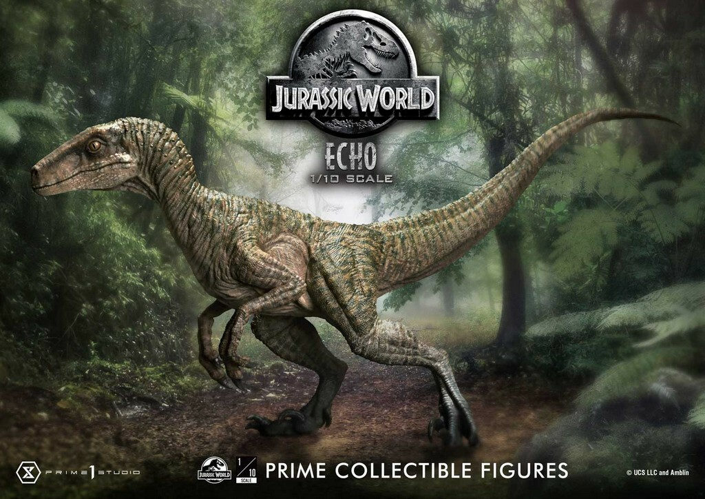JURASSIC WORLD - Echo - Statuette 17cm