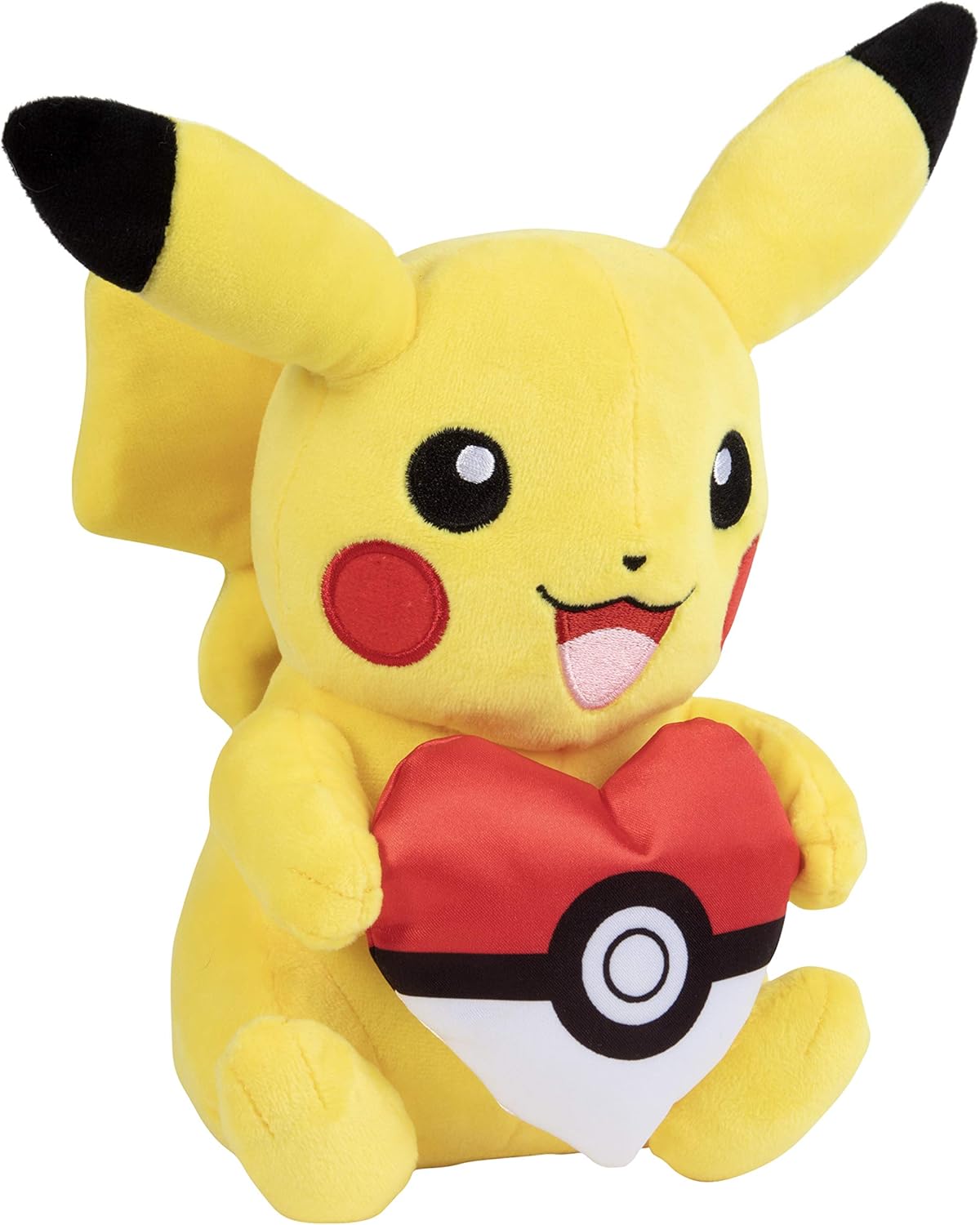 POKEMON - Pikachu with Poke Ball Heart - Plush 20cm