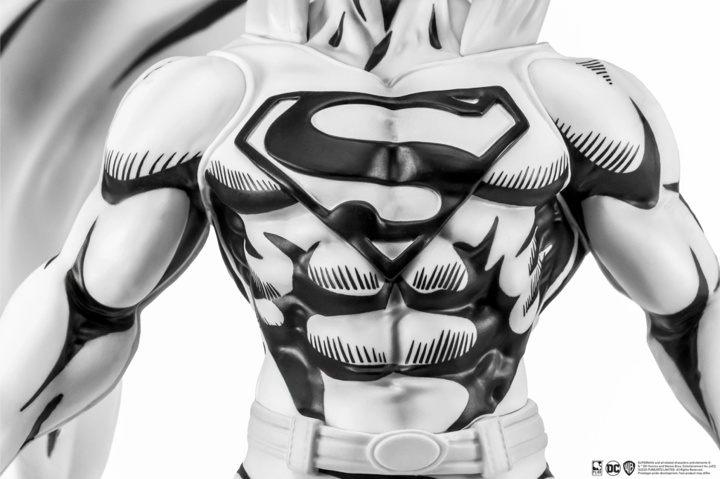 DC HEROES - Superman "Black & White Version" - Statue 1/8 30cm