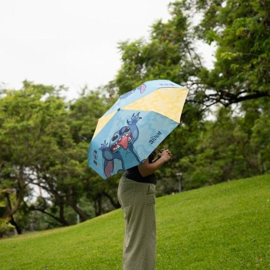 STITCH - Just Chill -  Folding Umbrella