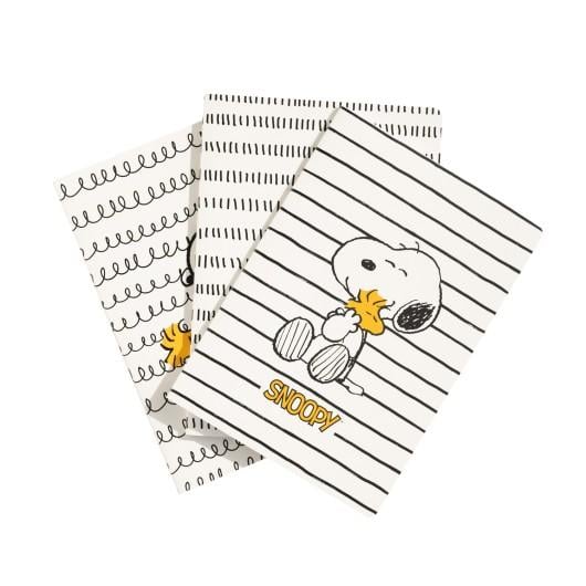 SNOOPY - 3 Pack of Notebooks - Size A5