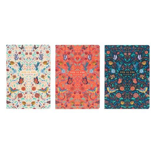 FRIDA KAHLO - 3 Pack of Notebooks - Size A5