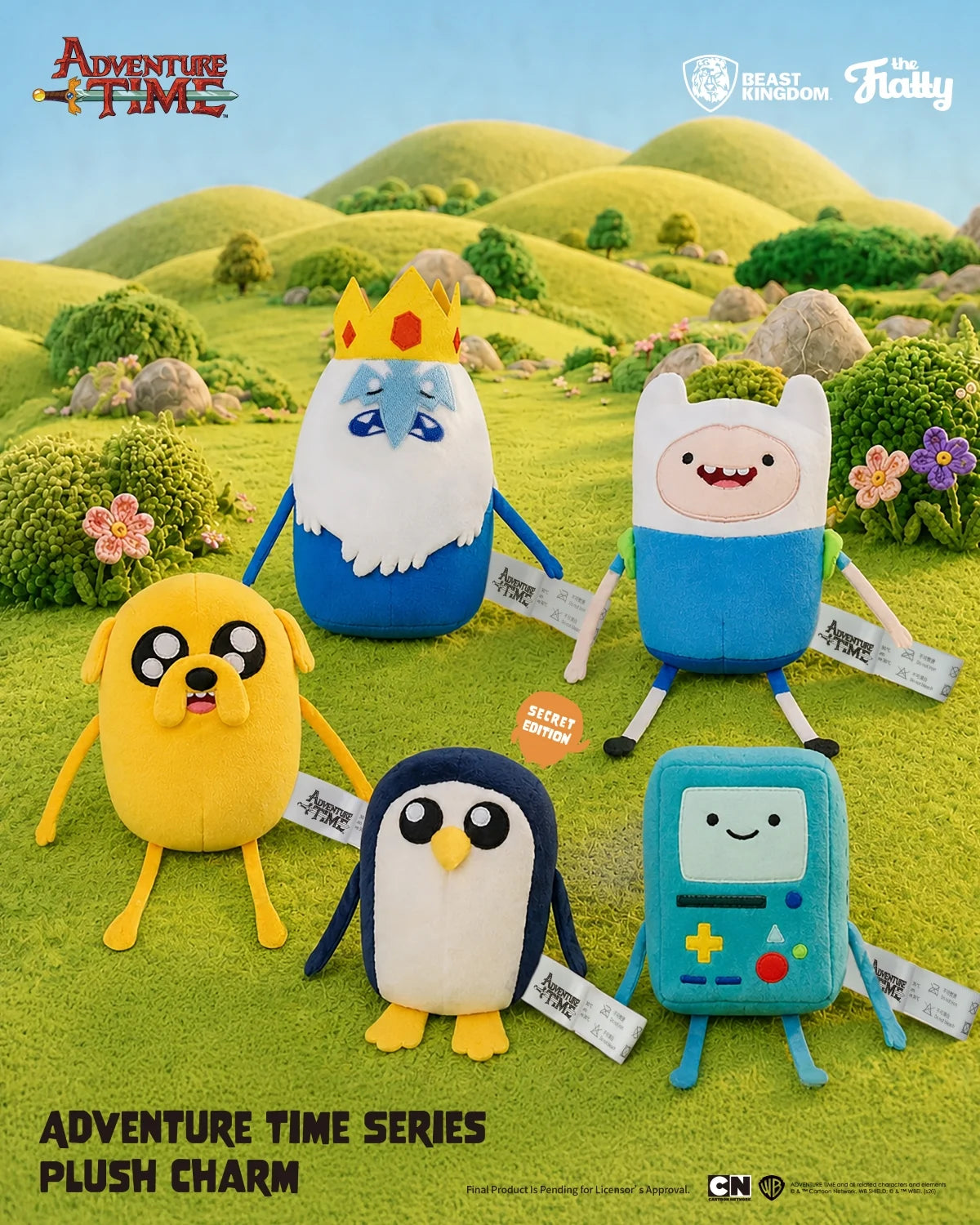 ADVENTURE TIME - Blind Box 4 Keychain Plush 10cm