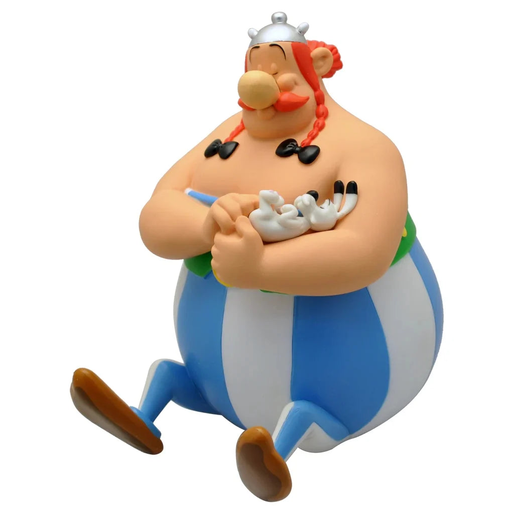 ASTERIX & OBELIX - Obelix sitting with Dogmatix - Money Box PVC 17cm