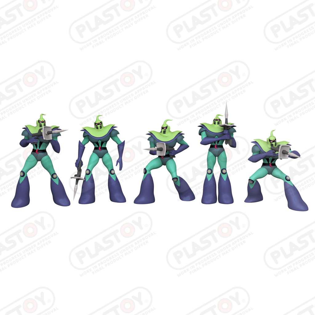 GRENDIZER - Vegan Soldiers - 5 figure set 7cm