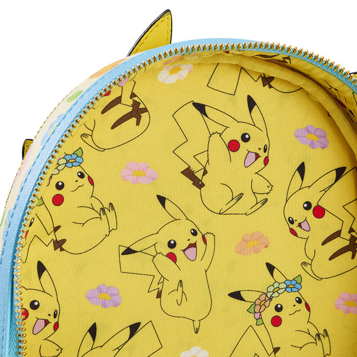 POKEMON - Pikachu Floral - Mini Backpack LoungeFly