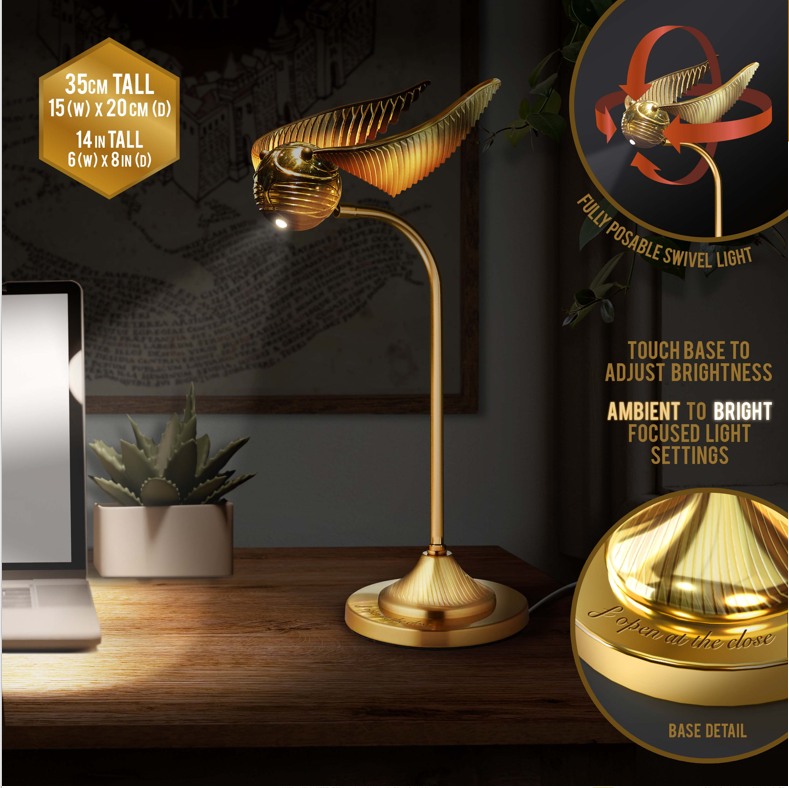 HARRY POTTER - Golden Snitch - Desk Light 36cm