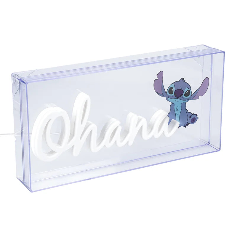 STITCH - Ohana - Led Neon Light 15.5x30.5cm