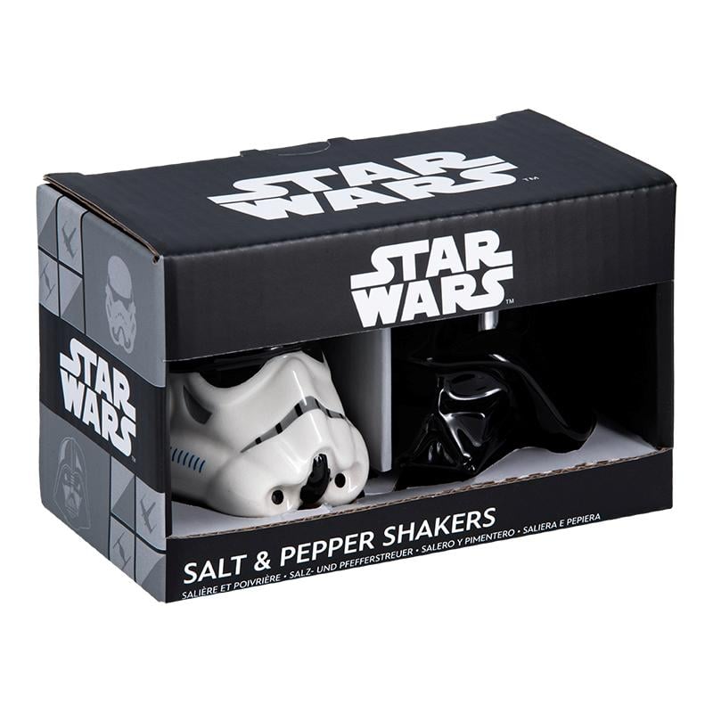 STAR WARS - Darth Vader & Stormtrooper - Salt and Pepper Shakers Set