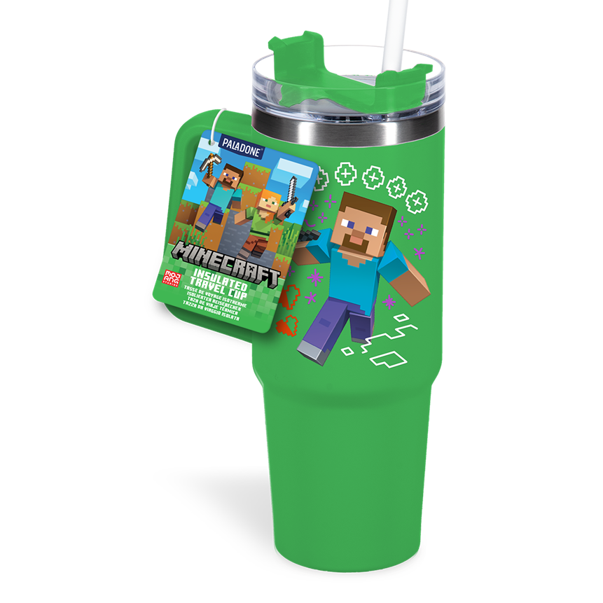 MINECRAFT - Steeve - Travel Mug XL 900ml with straw