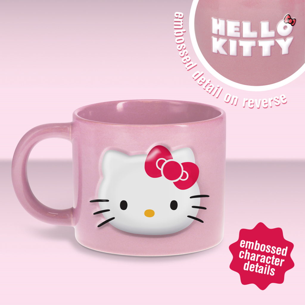 HELLO KITTY - Embossed Mug 13oz