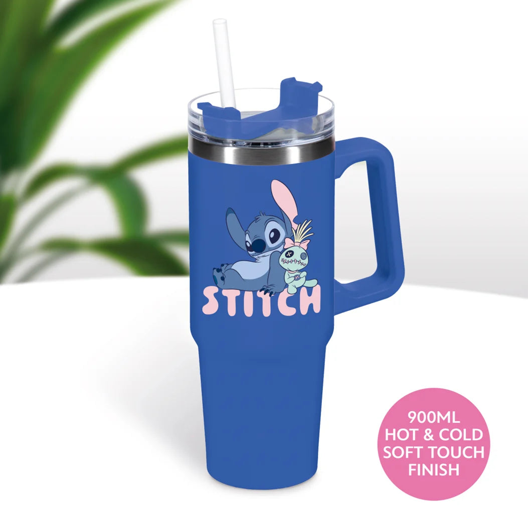 STITCH - Travel Mug XL 900ml with straw