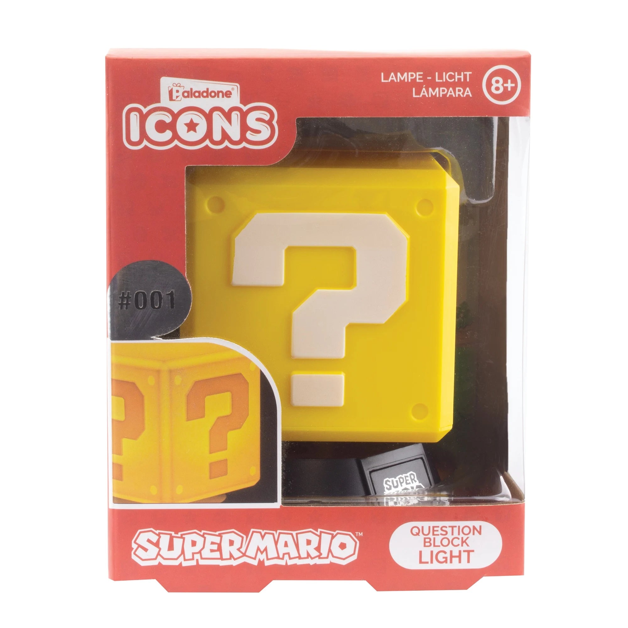 SUPER MARIO - Question Block - Icon Light - 3.9inch