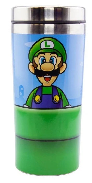 SUPER MARIO - Warp Pipe - Metal Travel Mug 450ml