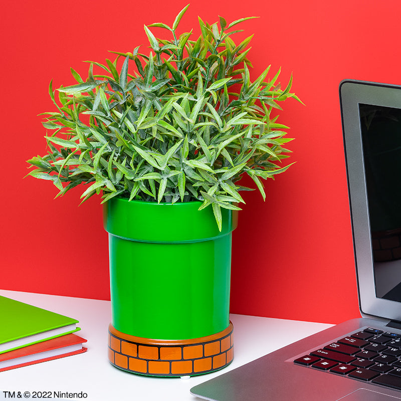 SUPER MARIO - Pipe - Shaped Plant and Pen Pot