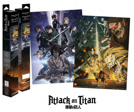 ATTACK ON TITAN - Final Season - 2 Posters 52 x 38cm Set