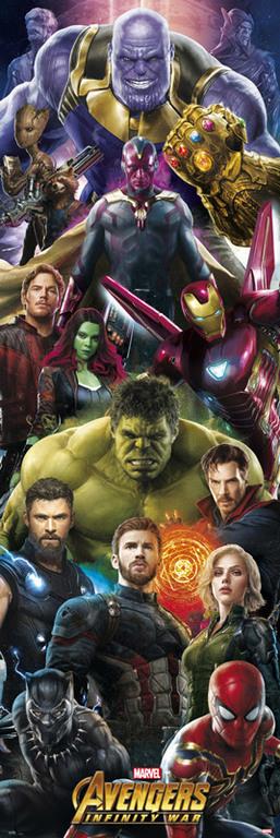 AVENGERS - Infinity War - Door Poster 53x158 cm