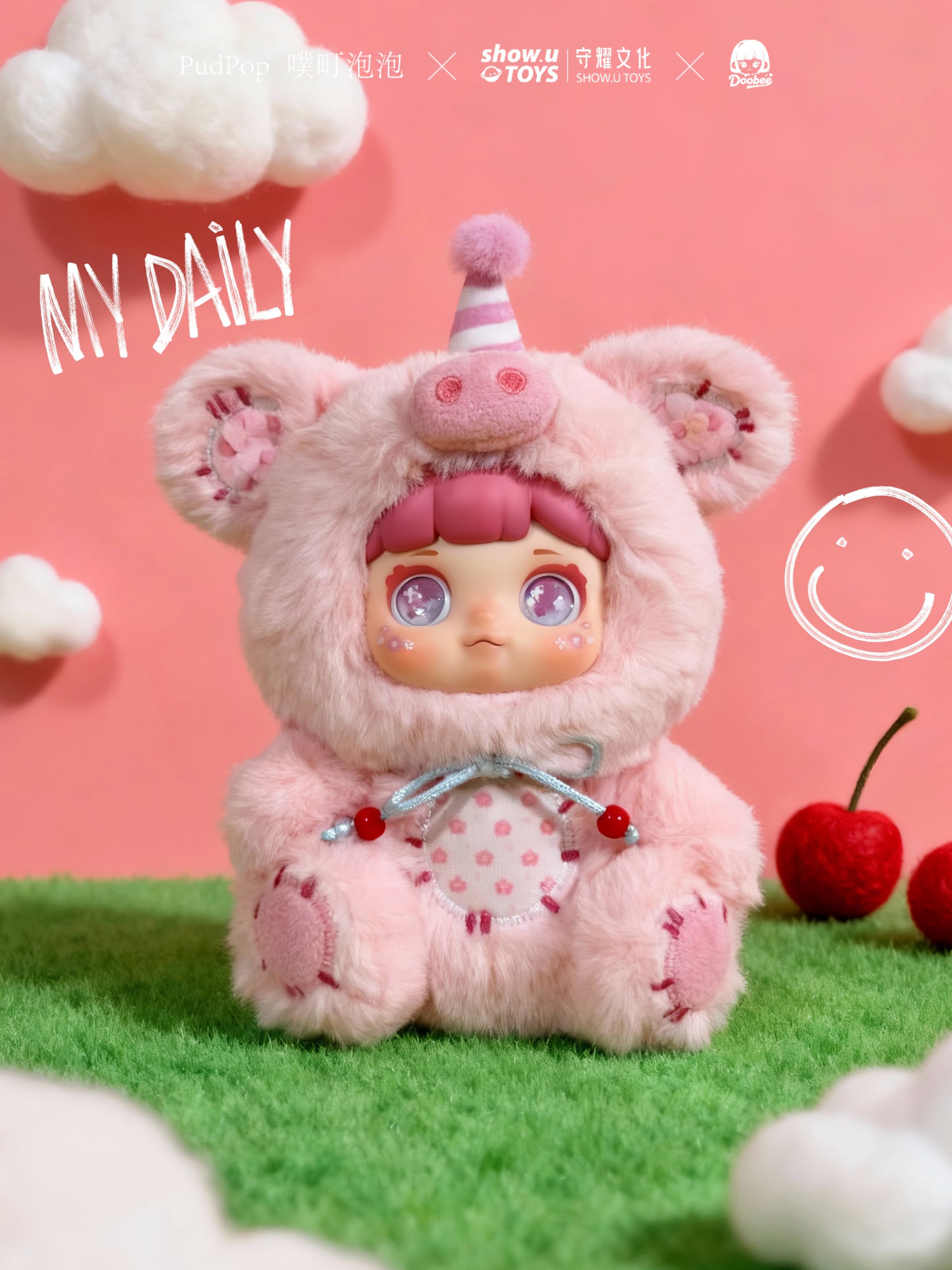 PUDPOP - Doobee fantasy critter park Series Plush BLIND BOX - 20cm