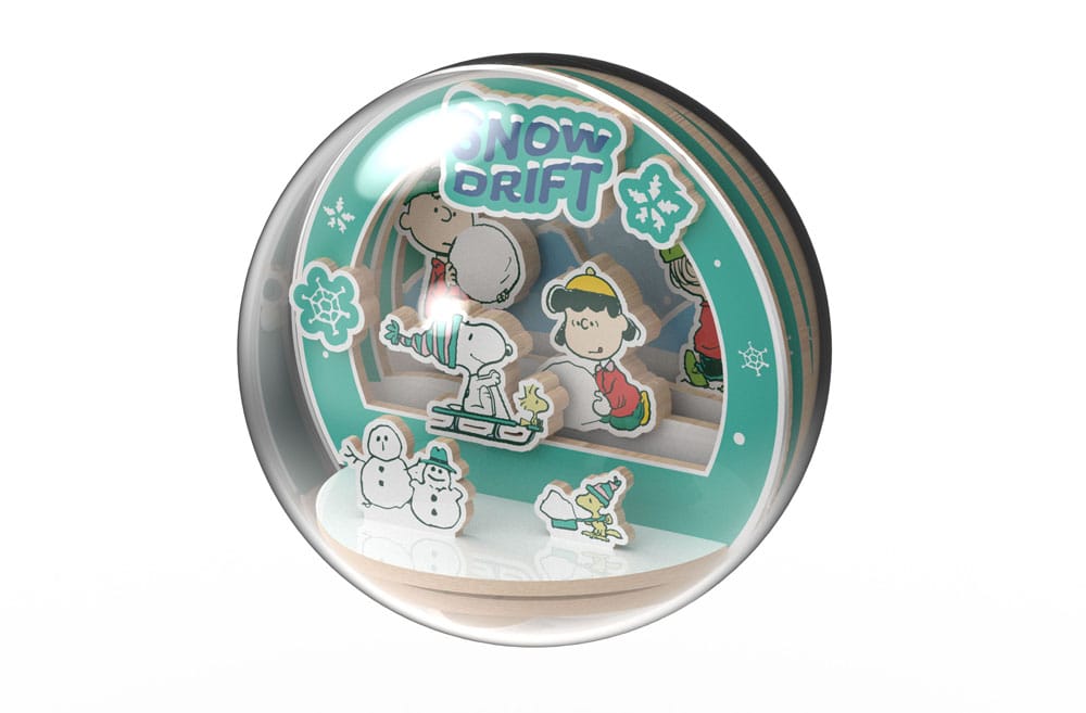 PEANUTS - Snow Drift - Wood Model Kit Globe Theater