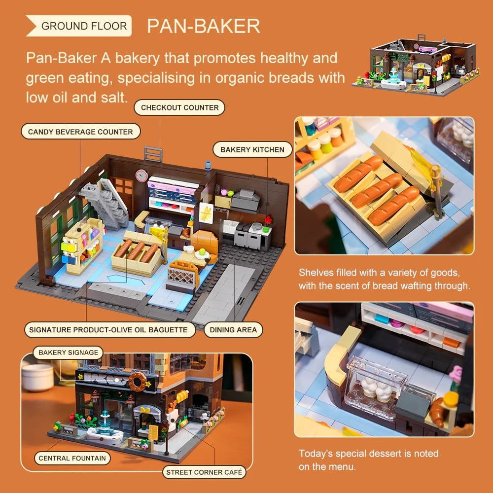 PANTASY - Bakery - Building block 2646 pcs