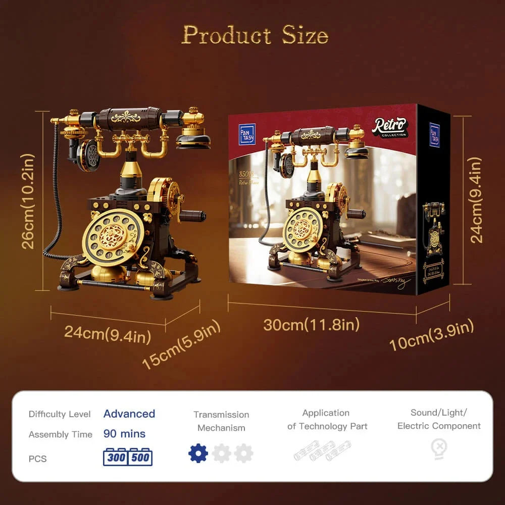 PANTASY - Retro Phone - Building block 766 pcs