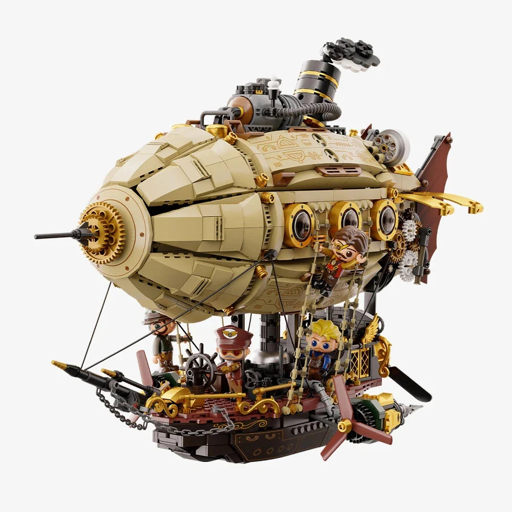 PANTASY - Steampunk Airship - Building block 2858 pcs