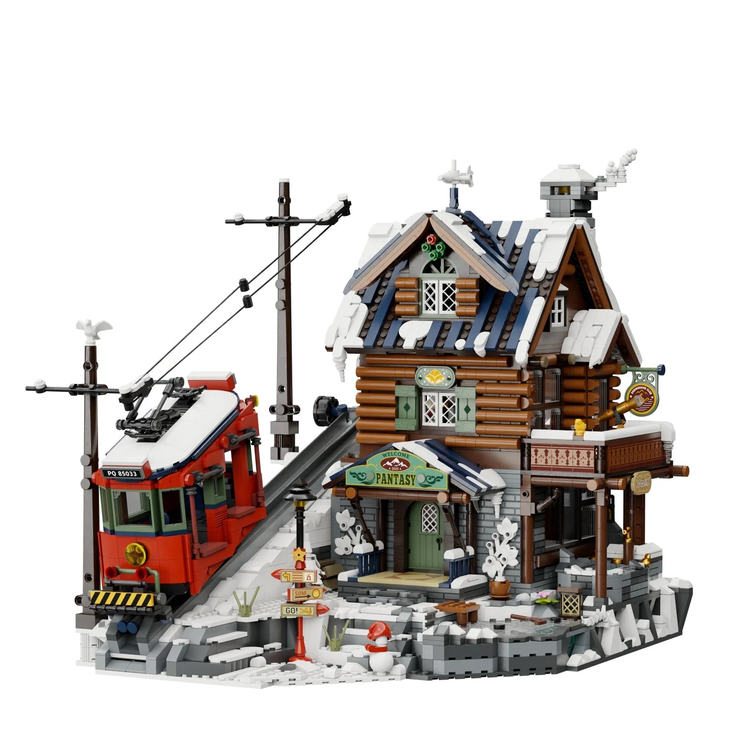 PANTASY - Summit Cabin - Building block 3135 pcs