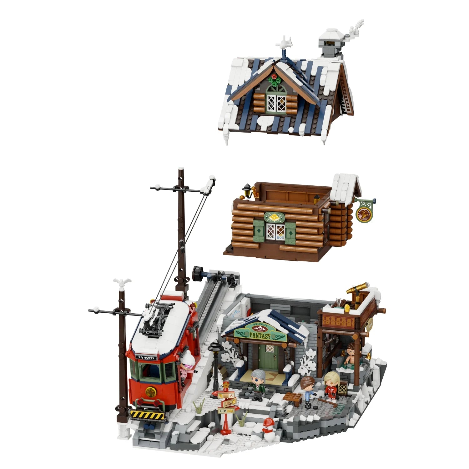 PANTASY - Summit Cabin - Building block 3135 pcs
