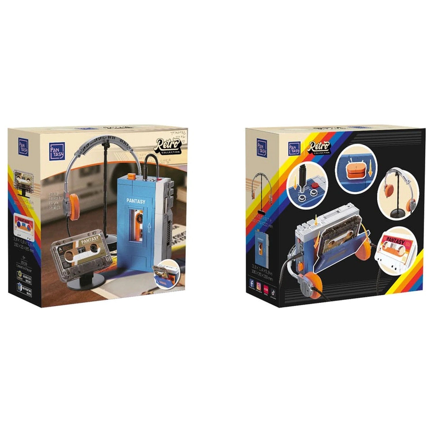 PANTASY - Cassette Player - Building block 569 pcs