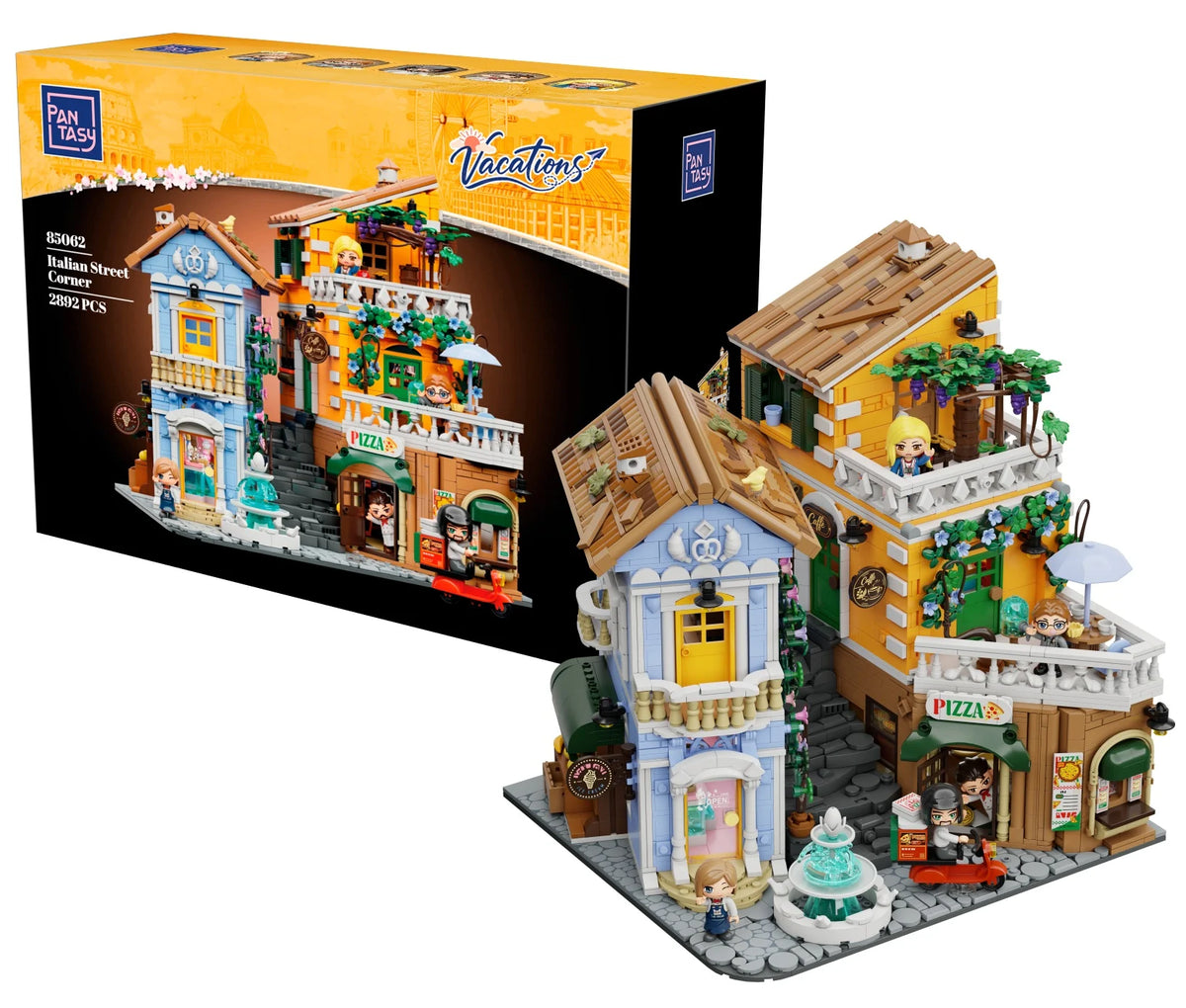 PANTASY - Italian Street Corner - Building block 2892 pcs