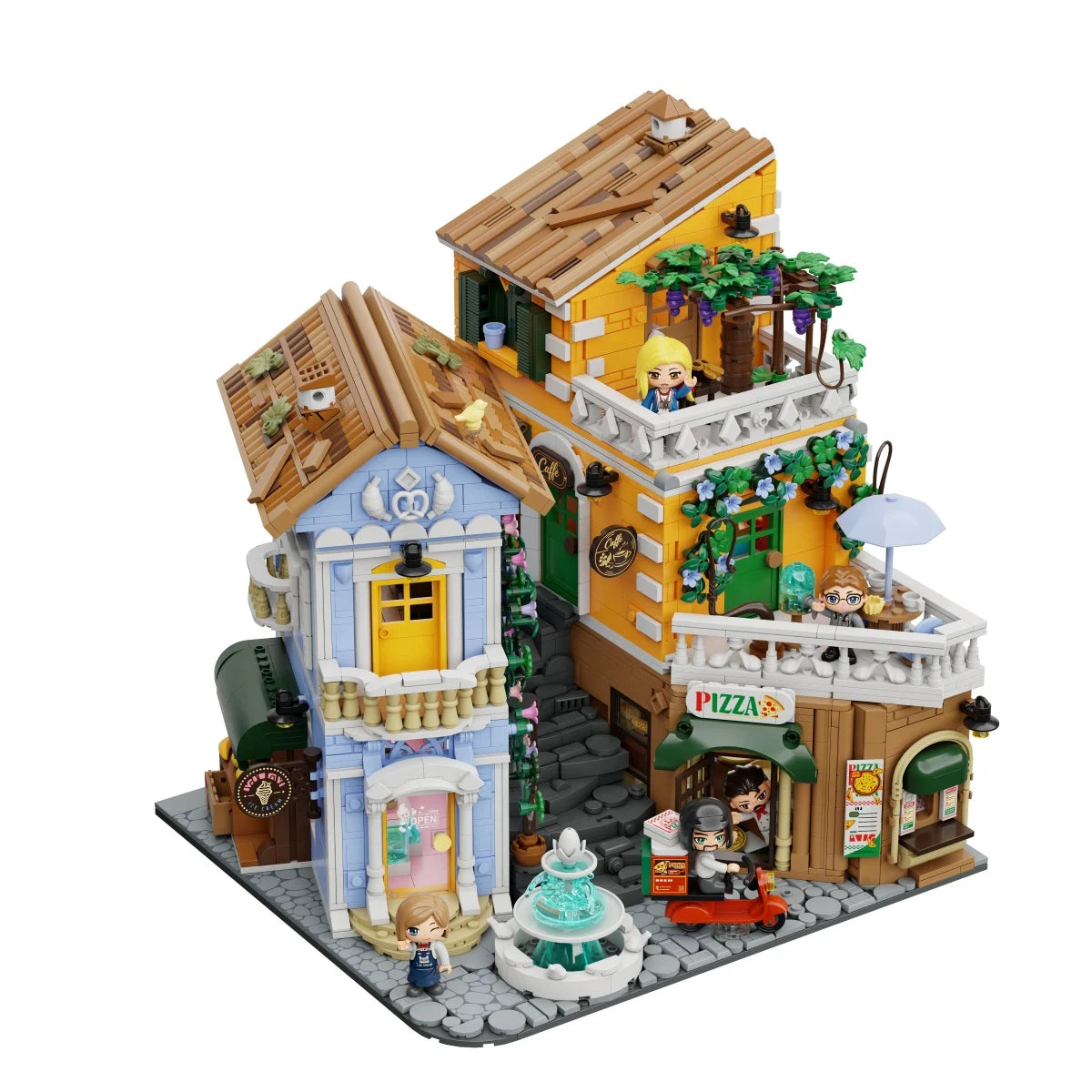 PANTASY - Italian Street Corner - Building block 2892 pcs