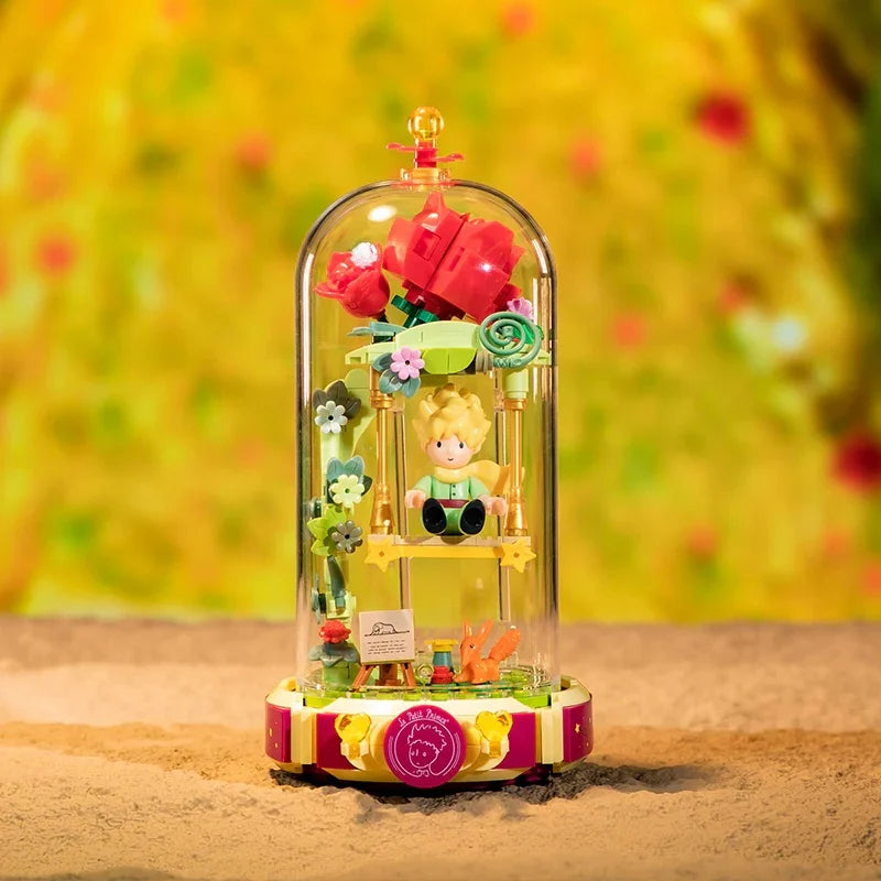THE LITTLE PRINCE - Eternity Series - Rose Swing - Building block