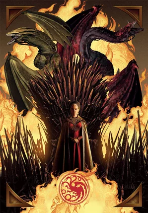 HOUSE OF THE DRAGON - Iron Throne - Puzzle 1000P