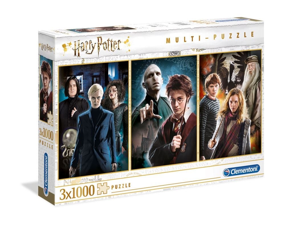 HARRY POTTER - Pack de 3 puzzles 1000P