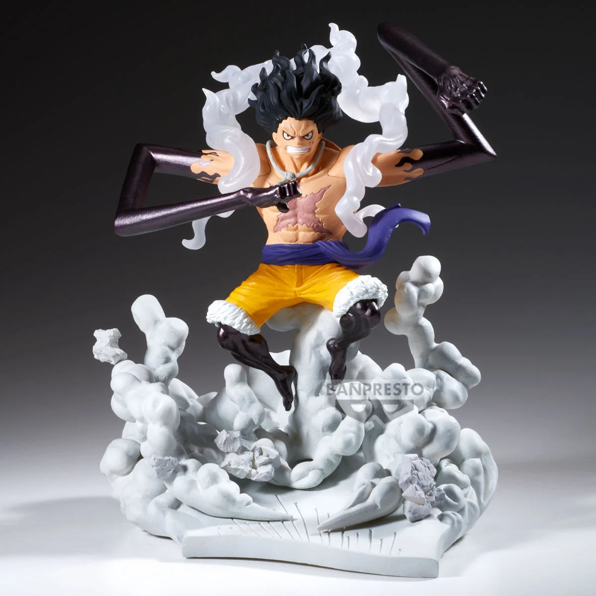 ONE PIECE - Monkey D. Luffy Gear 4 - Figure Senkozekkei 15cm