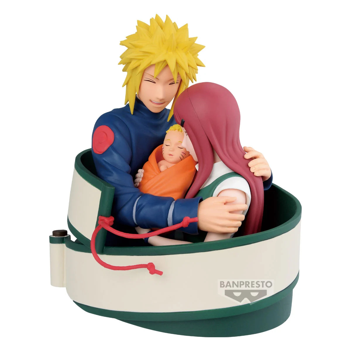 NARUTO 72 SERIES - Minato, Naruto & Kushina - Figure 13cm