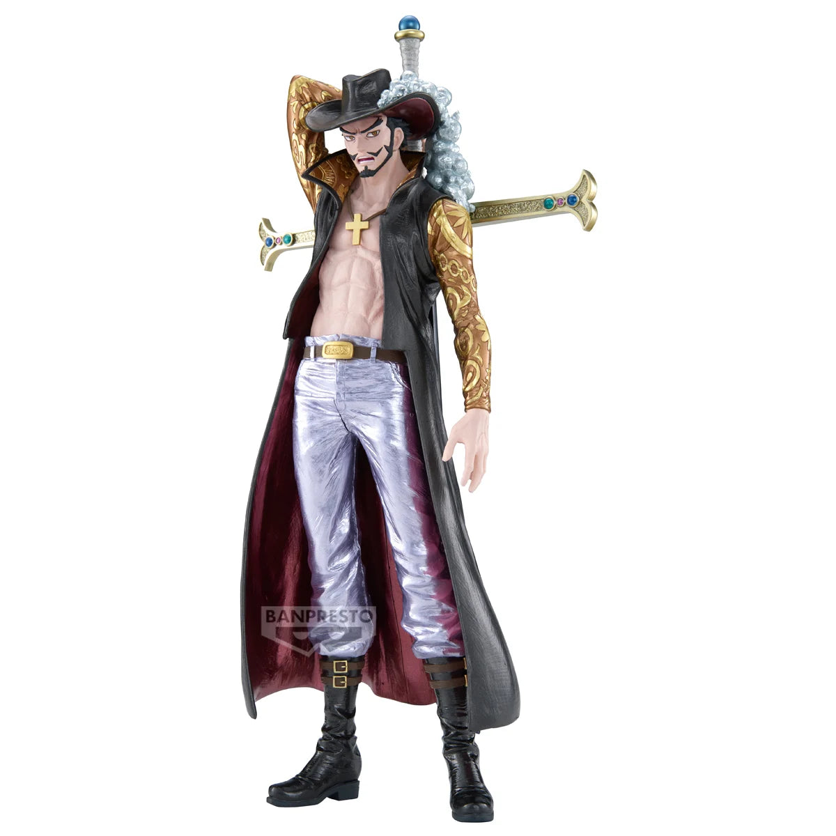 ONE PIECE - Dracule Mihawk - Figure Premium The Metallic 34cm