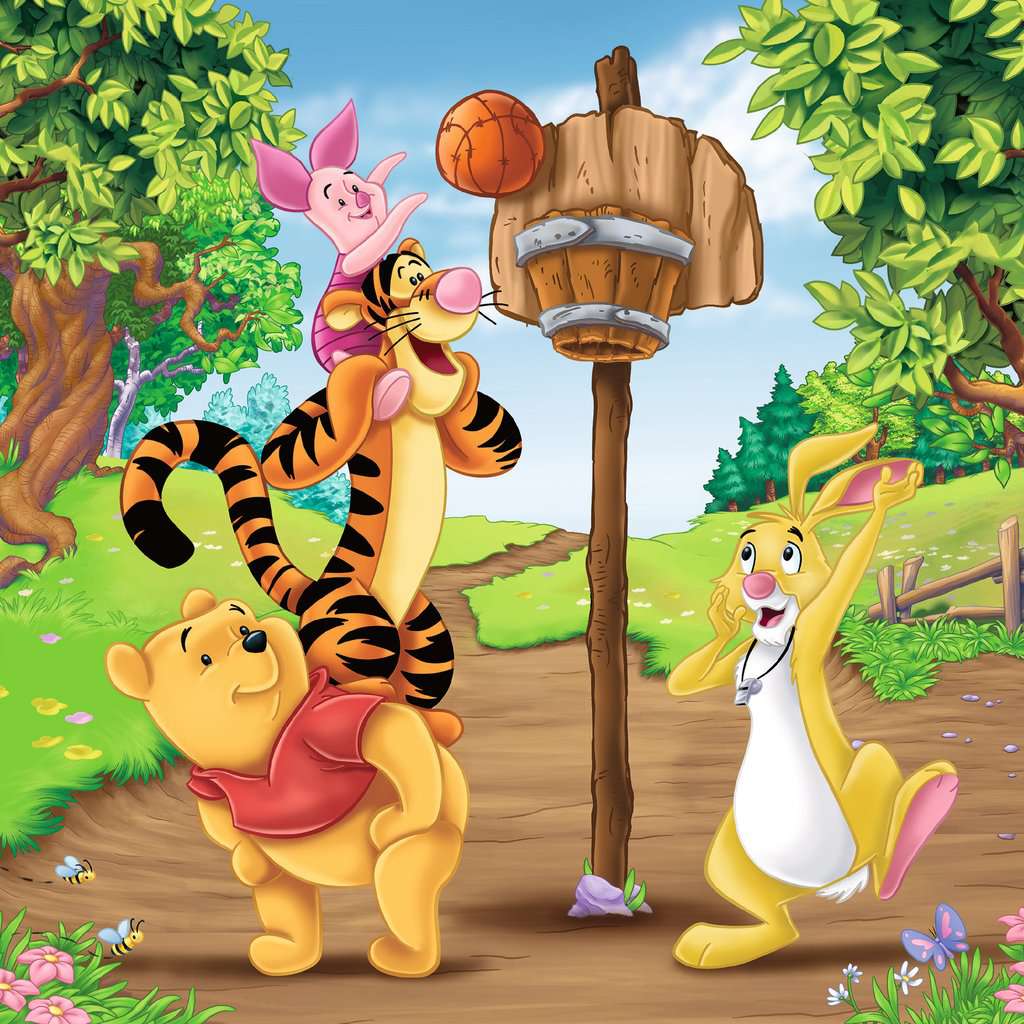 WINNIE THE POOH - Sports day - 3 Puzzle 49P