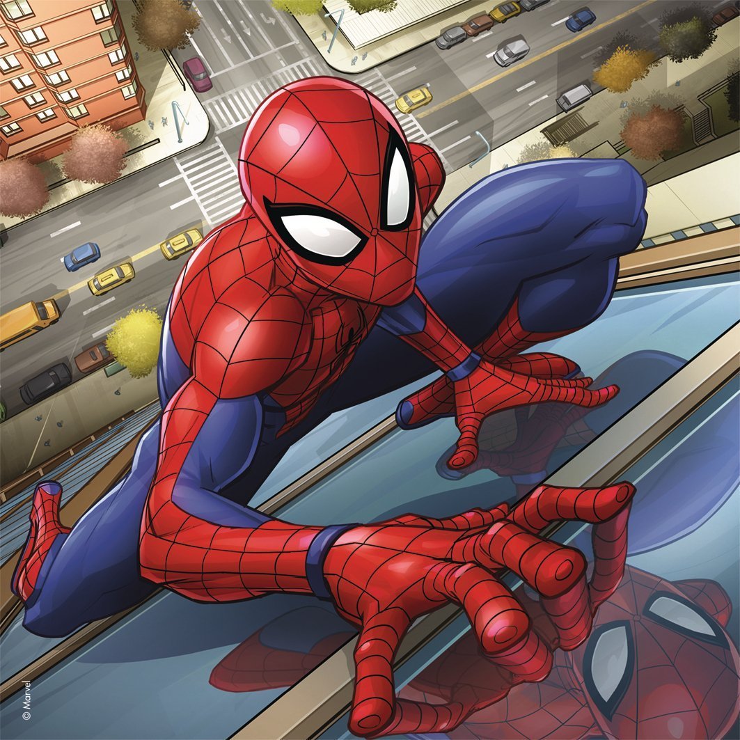 SPIDER-MAN - En action - 3 Puzzle 49P