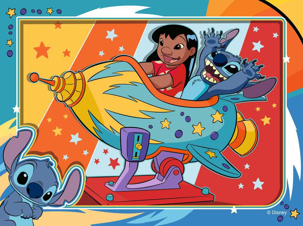 LILO & STITCH - 4 Puzzle 12/16/20/24P - Stitch