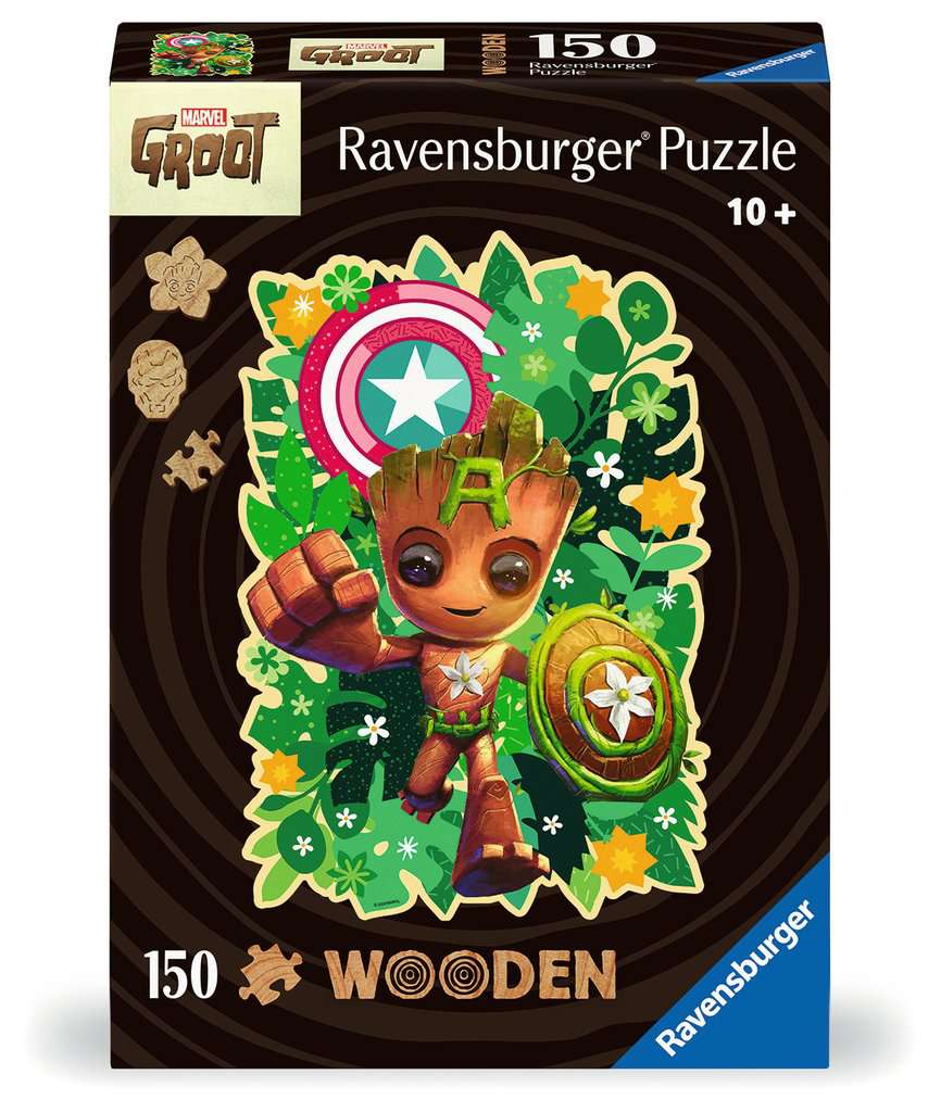 MARVEL - Groot - Puzzle en bois 150P