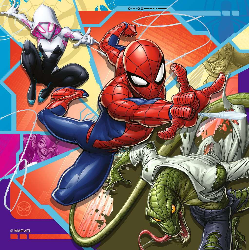 SPIDER-MAN - Special attack - 3 Puzzle 49P