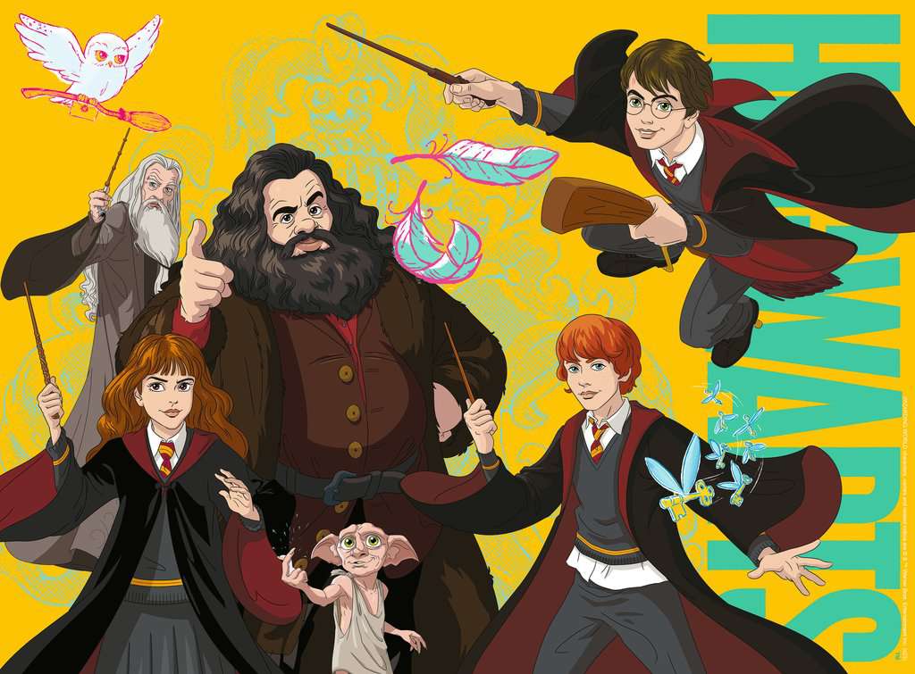 HARRY POTTER - Harry Potter et les autres sorciers - Puzzle 100P XXL