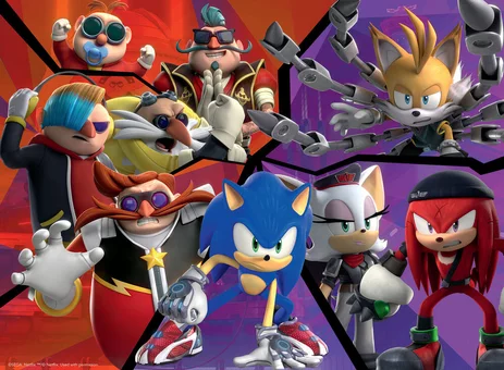 SONIC - Rien arrête Sonic - Puzzle 100P XXL