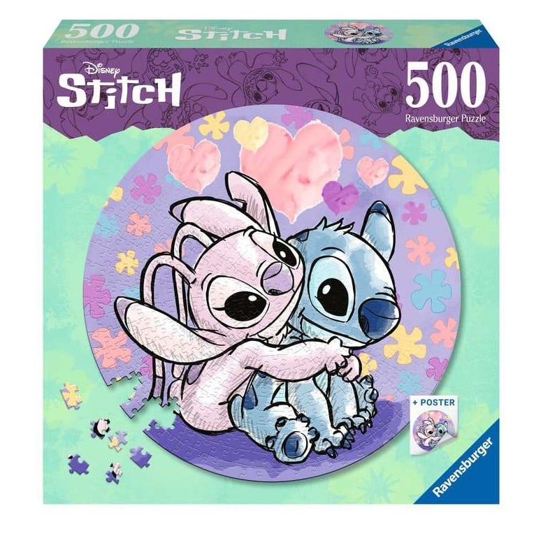 DISNEY - Puzzle Rond 500p - Stitch